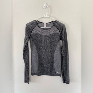 Grey workout top
